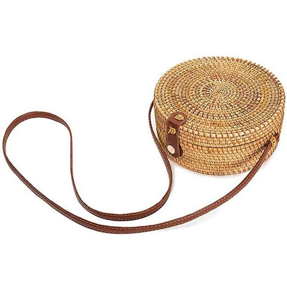 Rattan shoulder/crossbody bag. Excellent like new condition!